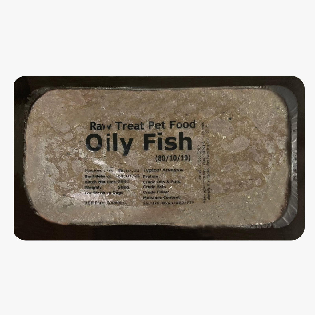 Treat your dog to the delicious and nutritious RAW TREAT PETFOOD Oily Fish 500g. Packed with omega-3 fatty acids and high-quality protein, this raw food option promotes a healthy coat, supports joint health, and enhances overall well-being. Perfect for dogs of all sizes, it’s a natural choice for a balanced diet.